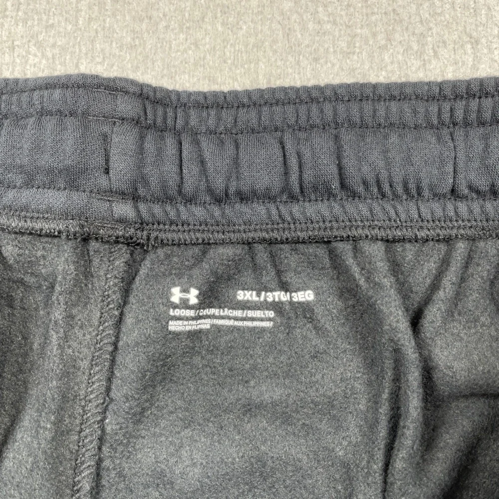 Under Armour Rival Fleece Joggers Mens 3XL Black Loose Fit Athletic Sweatpants‎